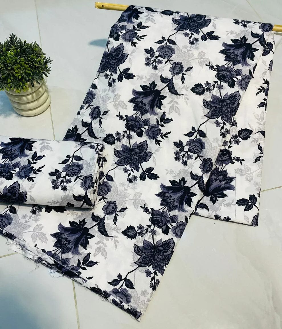 Cotton 2pcs Unstitched Allover Suit