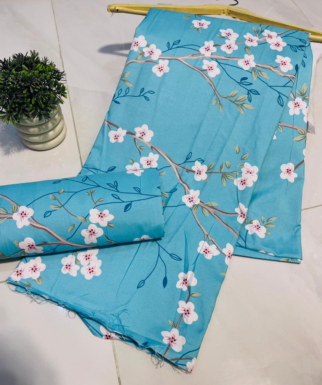 Digital Printed Cotton 2 piece Suit Unstitched