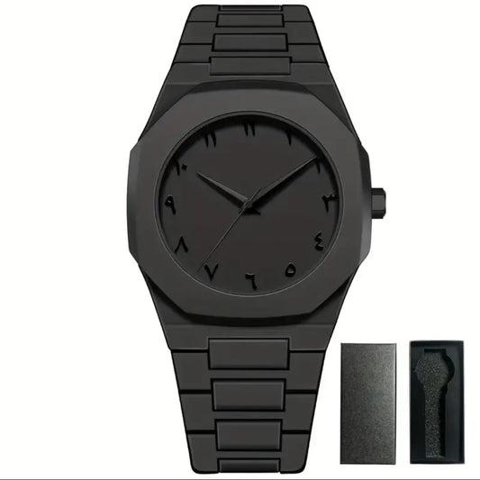Black Arabic Aura Watch