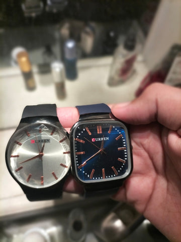 2pcs Combo Deal Curren Watch